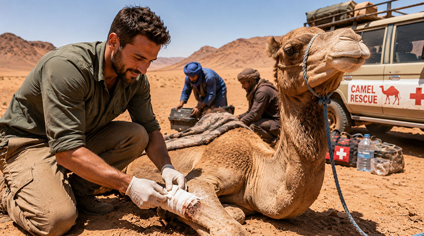 You are currently viewing Supporting Camel Rescue Teams in the Sahara